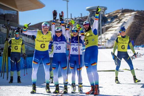 Florian Baumann, Leonie Walter, Linn Kazmaier und Pirmin Strecker