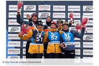Siegerbild mit den Deutschen Medaillengewinnern
